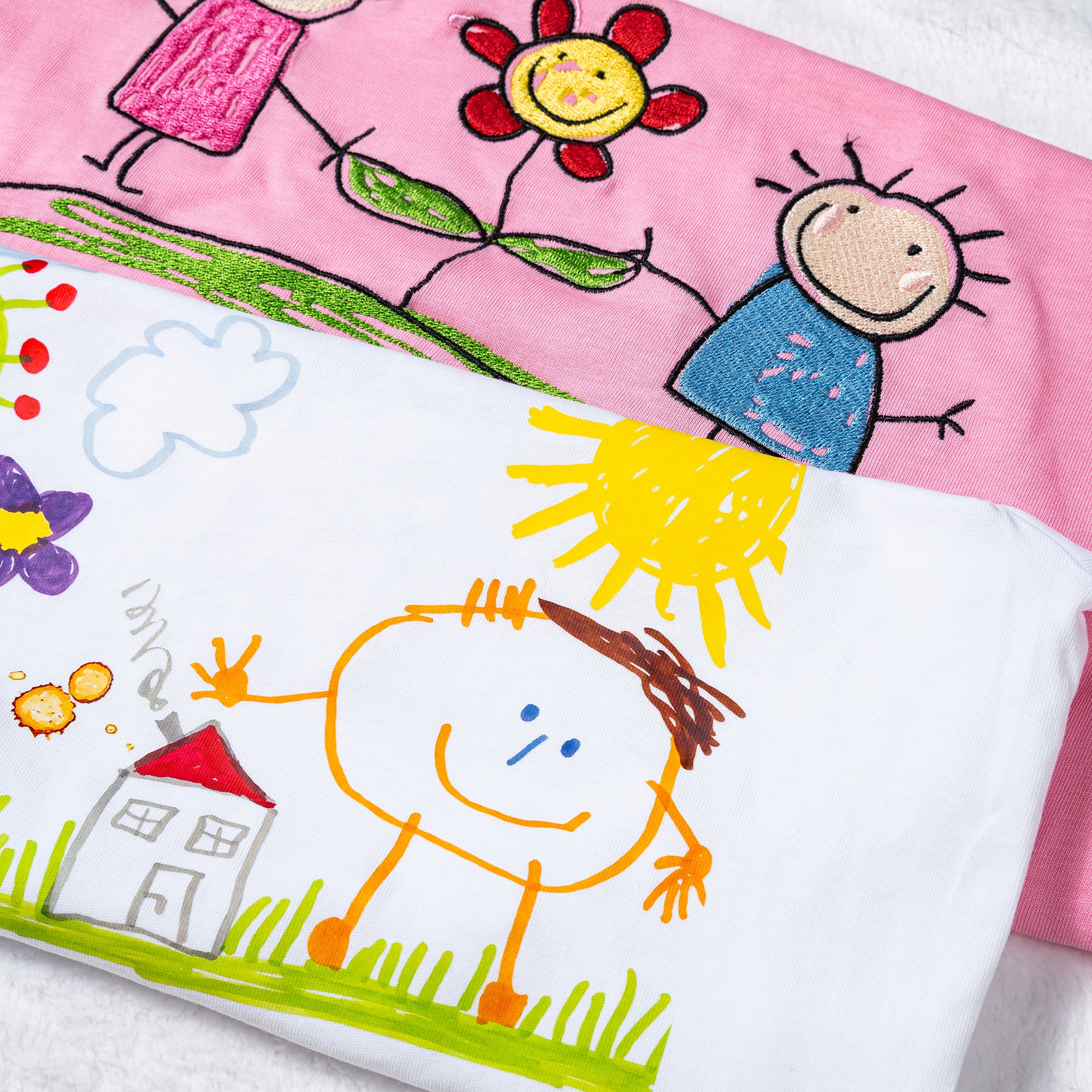 Custom Embroidered Kids Drawing Sweatshirt & T-shirt - Image 10