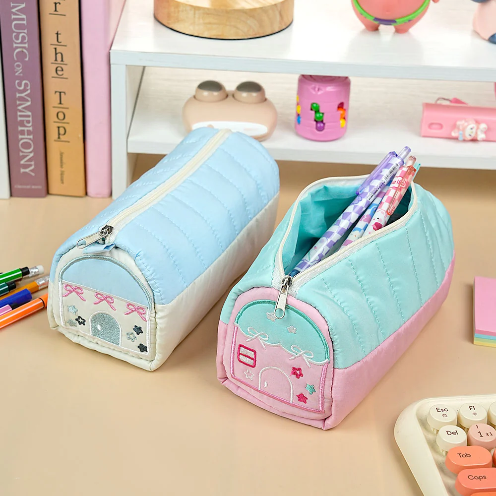 House Embroidery Pencil Case - Image 3