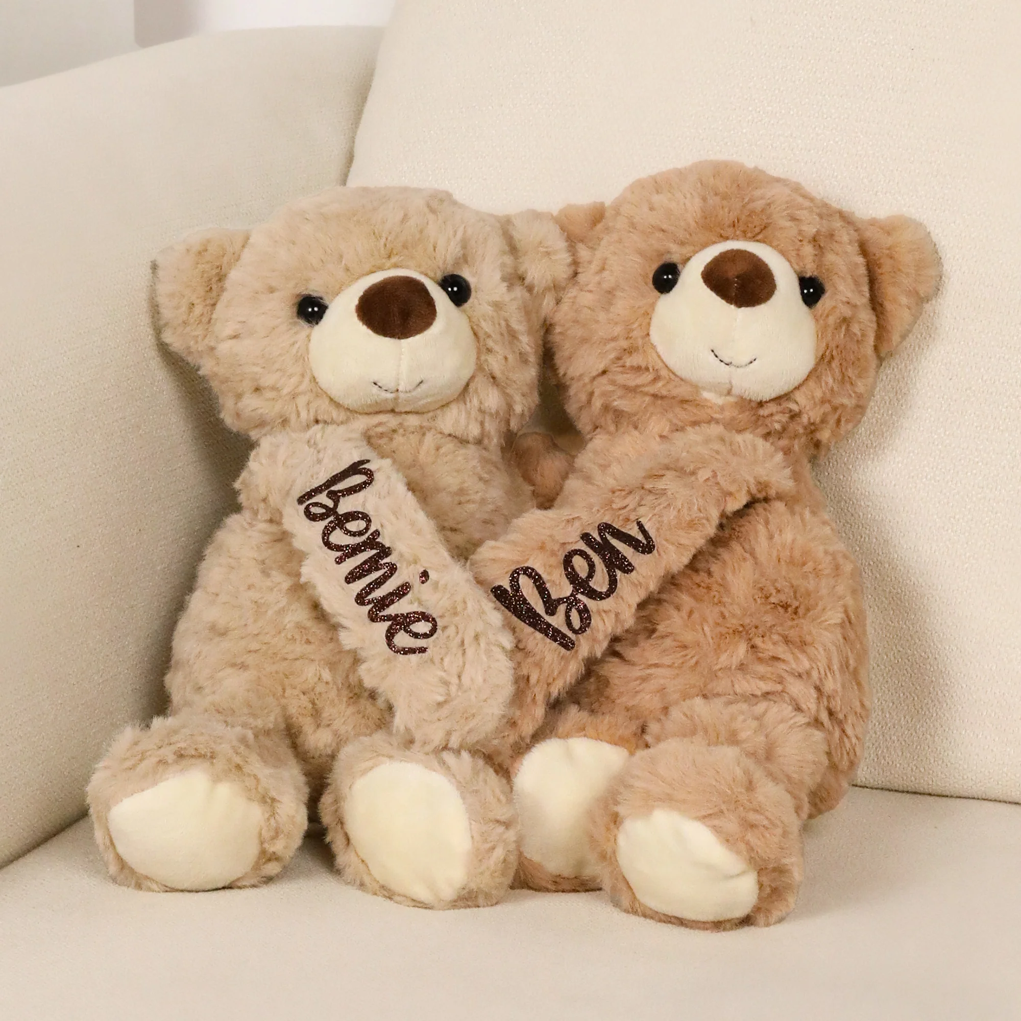 Custom Hugging Bear/Puppy Plushies with Name - Image 5