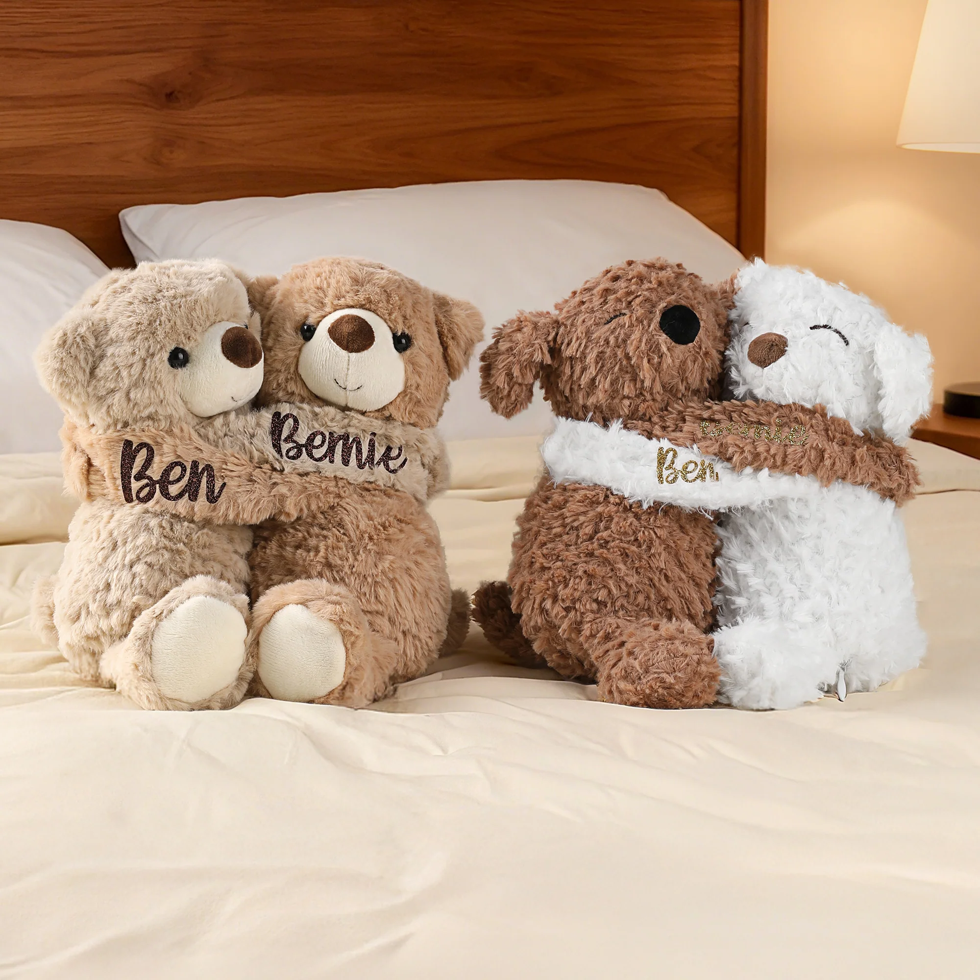 Custom Hugging Bear/Puppy Plushies with Name - Image 6