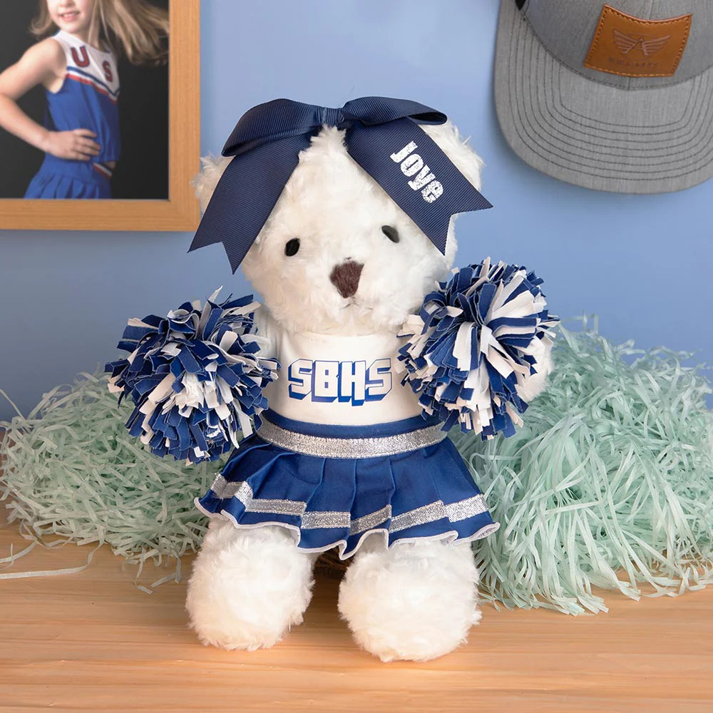 Custom School Cheerleader Stuffed Bear - Image 9