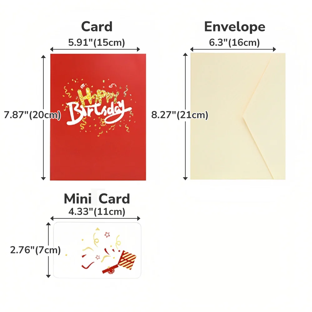 3D Blowing Candle Birthday Greeting Card with Music and Light - Image 5