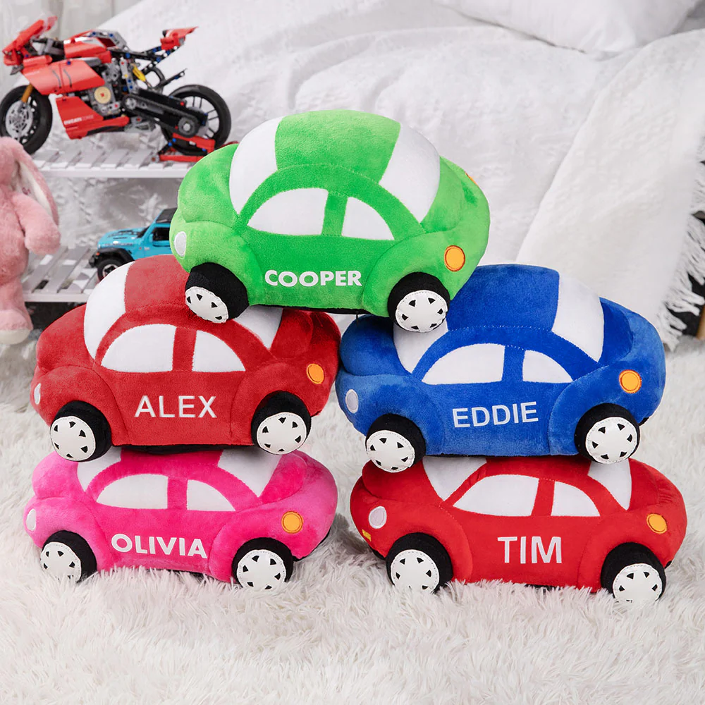 Personalized Car Plushies Pillow Soft and Cuddly Toy