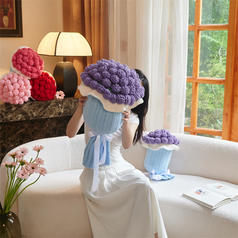 Rose Bouquet Throw Pillow - Image 3