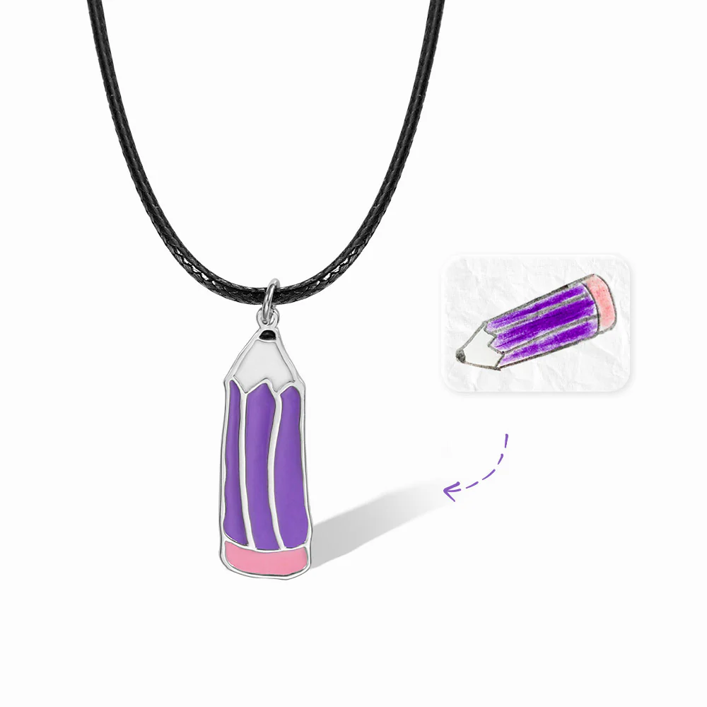 Turn Drawings into Necklace for Kids - Image 4
